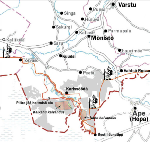 Mõts või lõunatipu kaivandusõst pästä