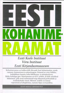 Aasta keeletego &ndash; kotuss&otilde;nimeraamat