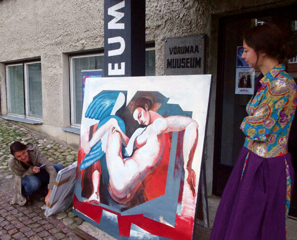 V&otilde;rol saa n&auml;t&auml; kat&otilde;t&otilde;istku noor&otilde; kunstnigu pilte