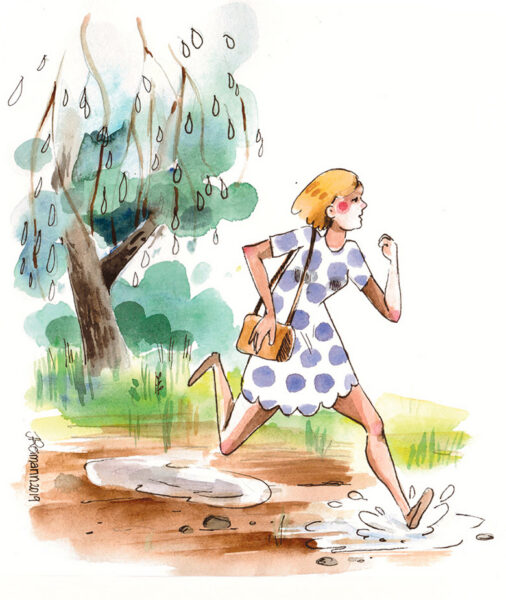 Vana paiu hõlmu vahel piksepaon