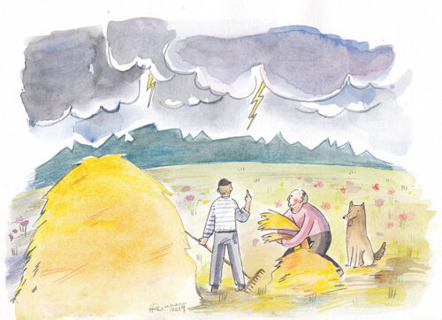 Suur piksetorm Rammuka k&uuml;l&auml;h