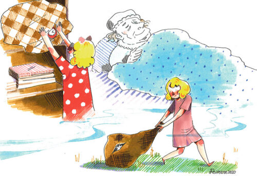 Kuis vanaim&auml; maada saassi?