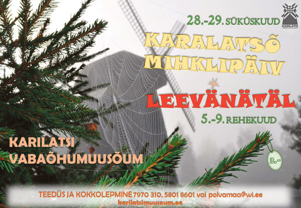 P&Auml;&Auml;H&Auml;M&Auml;&Auml;RMINE. Leev&auml;n&auml;t&auml;l Karilatsi vaba&otilde;humuus&otilde;umin 5.&ndash;9. rehekuul