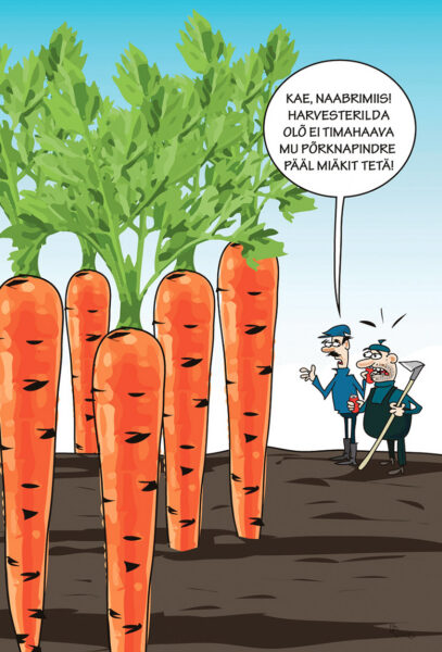 Parm tsuskas: harvester