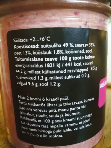 Selge jutt lihapurgi pääl