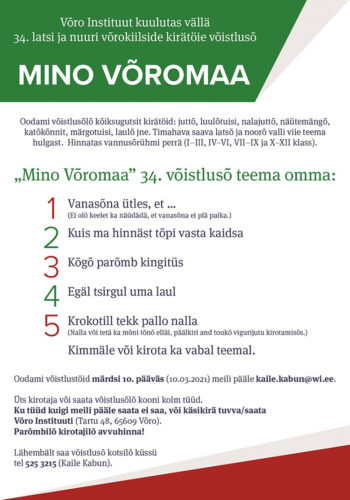 Mino V&otilde;romaa 34