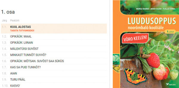 Vällä om tulnu edimäne võrokiilne opiraamat opiq.ee keskkunnan