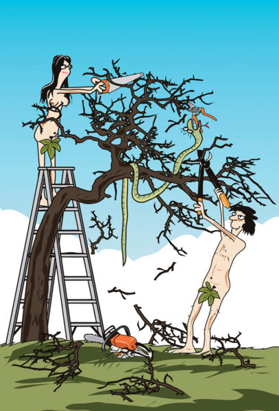 Parm tsuskas: Aadam ja Eeva kev&auml;j&auml;dsen uibuaian