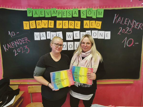 Võro Waldorfi kooli edimäne jõululaat kor’as’ rahha koolilõ maja ostmisõ fondi