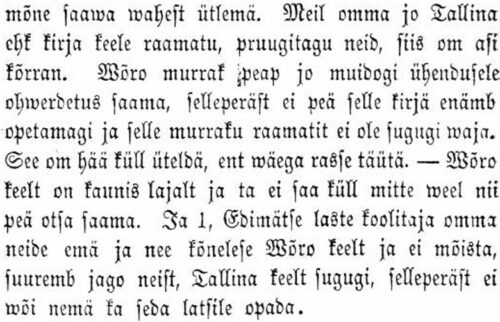 Paar vanna kilstakõist võro keele häötämise luust