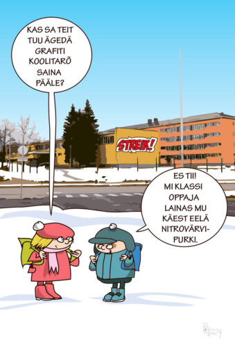 Parm tsuskas: grafiti