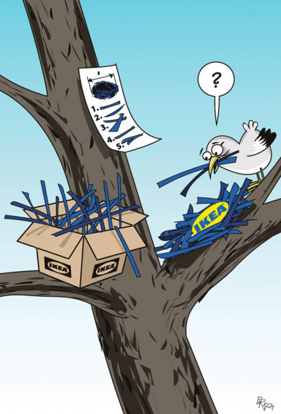 Parm tsuskas: hirm IKEA iin