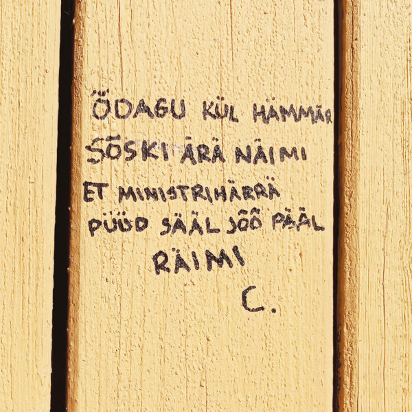 V&otilde;rokeeline grafiti