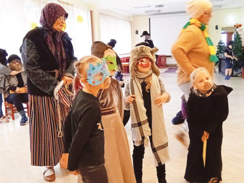 Teküs võro keele nätäl Mesimummu majan