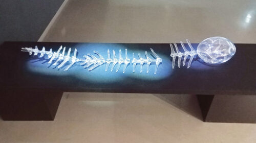 Klaasikunstnigu k&otilde;n&otilde;l&otilde;s&otilde; n&auml;&uuml;t&uuml;se per&auml;m&auml;dsel p&auml;&auml;v&auml;l ummist teossist ja klaasikunsti v&otilde;lust