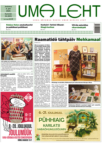 Nummõr 602 – Joulukuu 4. päiv 2025