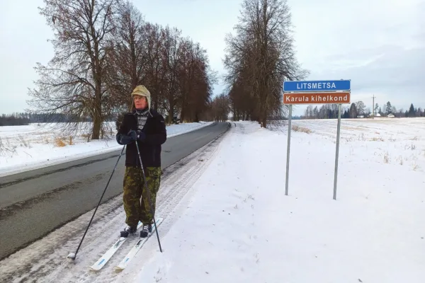 Suusats&otilde;&otilde;r &uuml;mbre Karula kihlkunna