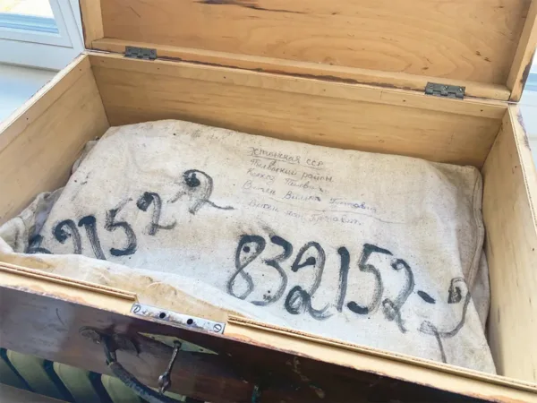 Tsiberist tagasitul&otilde;gi kohvri