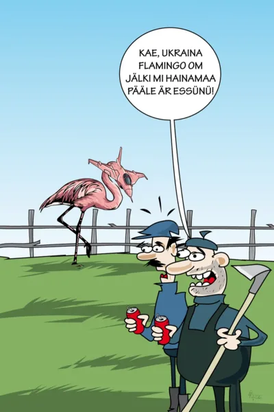 Parm tsuskas: Ukraina flamingo
